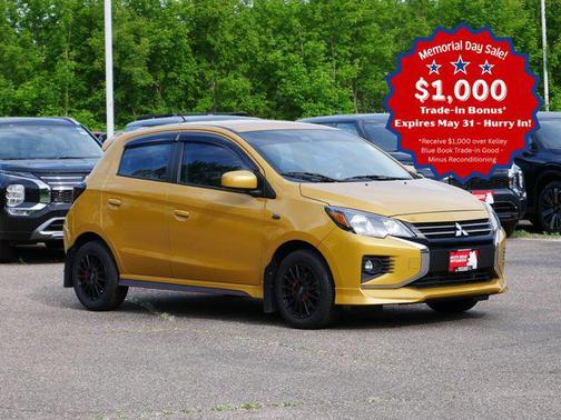 Sand Yellow 2024 Mitsubishi Mirage ES