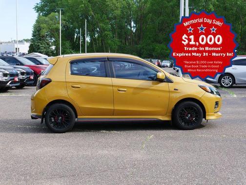 Sand Yellow 2024 Mitsubishi Mirage ES