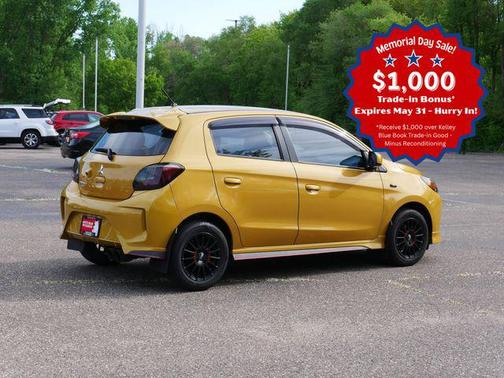 Sand Yellow 2024 Mitsubishi Mirage ES