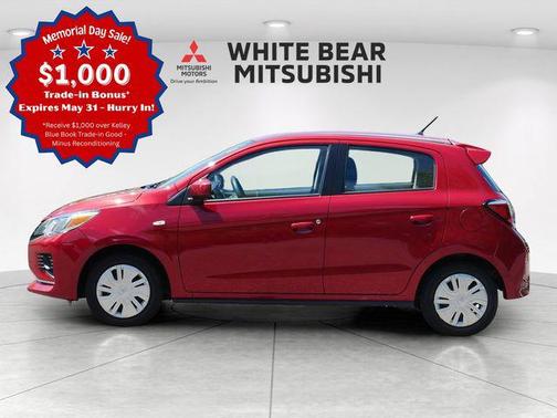 Infrared Metallic 2021 Mitsubishi Mirage ES