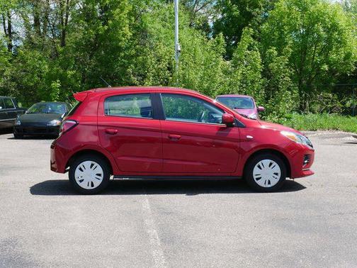 Infrared Metallic 2021 Mitsubishi Mirage ES