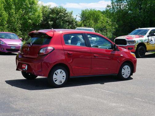 Infrared Metallic 2021 Mitsubishi Mirage ES