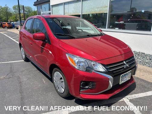 Infrared Metallic 2021 Mitsubishi Mirage ES