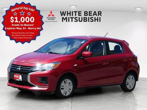 Infrared Metallic 2021 Mitsubishi Mirage ES