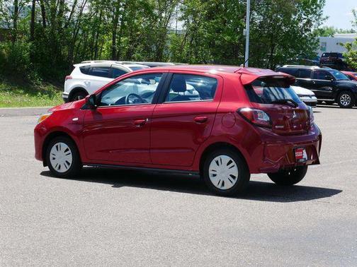 Infrared Metallic 2021 Mitsubishi Mirage ES