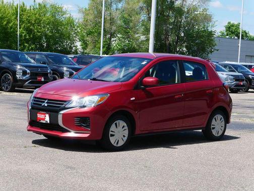 Infrared Metallic 2021 Mitsubishi Mirage ES