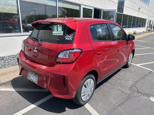 Infrared Metallic 2021 Mitsubishi Mirage ES