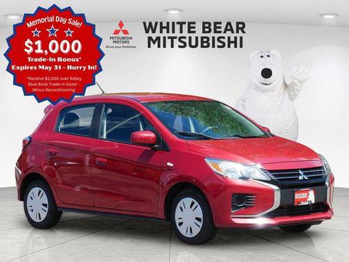 Infrared Metallic 2021 Mitsubishi Mirage ES