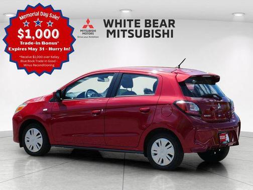 Infrared Metallic 2021 Mitsubishi Mirage ES