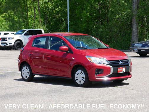 Infrared Metallic 2021 Mitsubishi Mirage ES