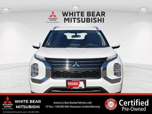 Solid White 2025 Mitsubishi Outlander PHEV LE