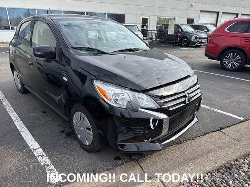 Jet Black Metallic 2024 Mitsubishi Mirage LE