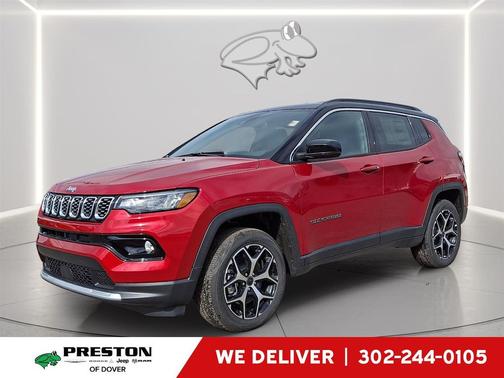 Red Hot Pearlcoat 2026 Jeep Compass Limited