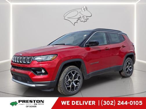 Red Hot Pearlcoat 2026 Jeep Compass Limited