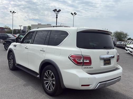 Pearl White 2018 Nissan Armada SL