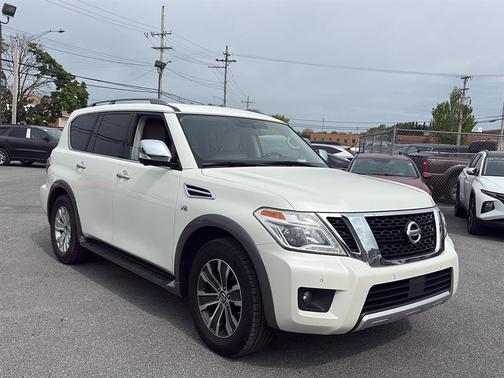 Pearl White 2018 Nissan Armada SL