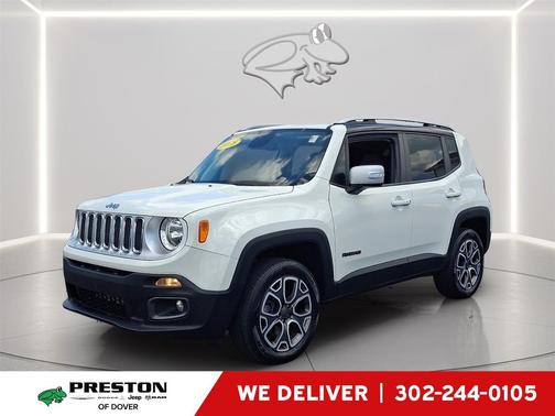 Alpine White 2018 Jeep Renegade Limited