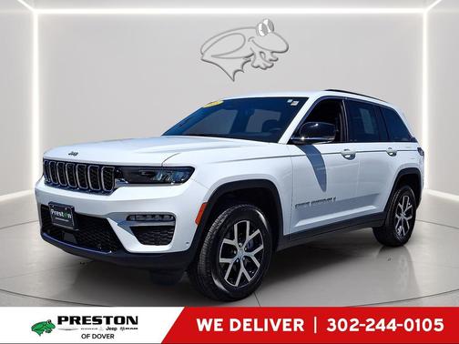 Bright White Clearcoat 2025 Jeep Grand Cherokee Limited