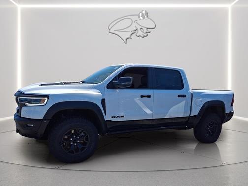 Bright White Clearcoat 2026 RAM 1500 RHO Crew Cab 4x4 5'7' Box