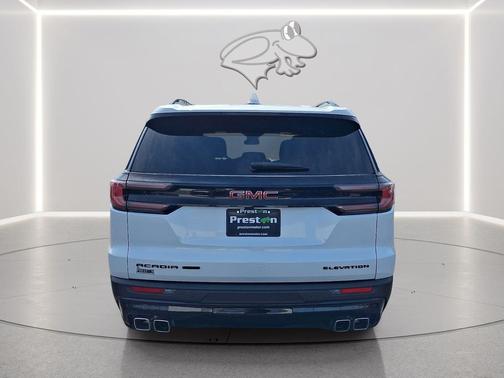 White Frost Tricoat 2025 GMC Acadia AWD Elevation
