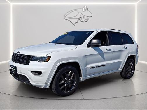 Bright White Clearcoat 2021 Jeep Grand Cherokee 80th Anniversary 4x4