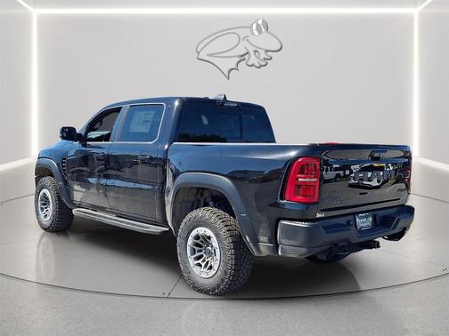 Diamond Black Crystal Pearlcoat 2026 RAM 1500 RHO Crew Cab 4x4 5'7' Box
