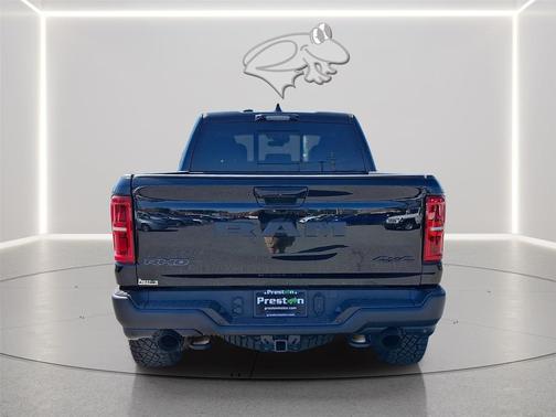 Diamond Black Crystal Pearlcoat 2026 RAM 1500 RHO Crew Cab 4x4 5'7' Box