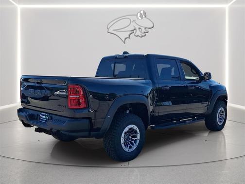 Diamond Black Crystal Pearlcoat 2026 RAM 1500 RHO Crew Cab 4x4 5'7' Box