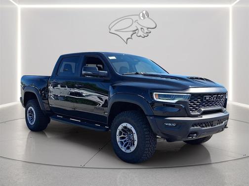 Diamond Black Crystal Pearlcoat 2026 RAM 1500 RHO Crew Cab 4x4 5'7' Box
