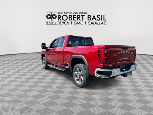 Volcanic Red Tintcoat 2025 GMC Sierra 2500 SLT