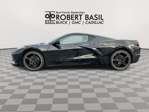 Black 2024 Chevrolet Corvette Stingray w/1LT
