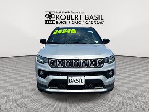 Silver Zynith Metallic Clearcoat 2024 Jeep Compass Limited
