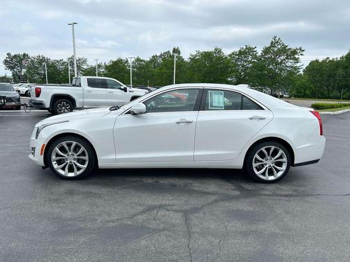 Crystal White Tricoat 2015 Cadillac ATS 3.6L Performance