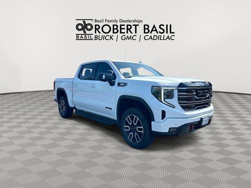 Summit White 2025 GMC Sierra 1500 AT4