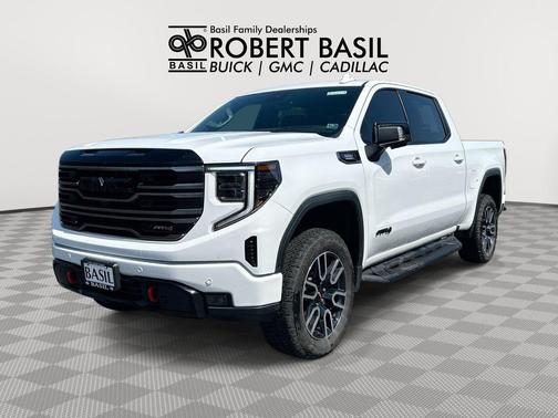 Summit White 2025 GMC Sierra 1500 AT4