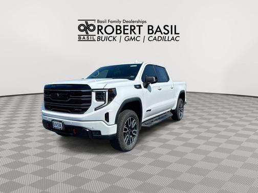 Summit White 2025 GMC Sierra 1500 AT4