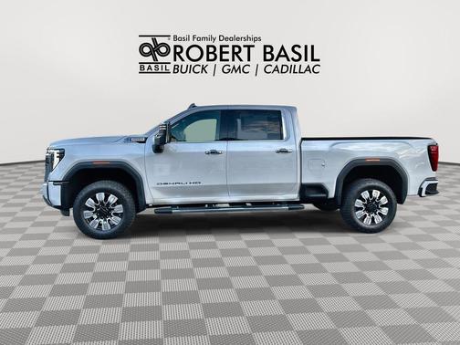 White Frost Tricoat 2024 GMC Sierra 2500 Denali