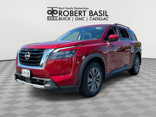 Scarlet Ember Tintcoat 2024 Nissan Pathfinder SV