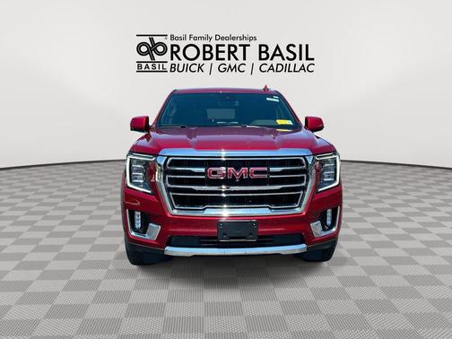 Volcanic Red Tintcoat 2024 GMC Yukon SLT