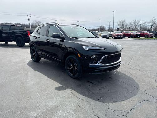 Ebony Twilight Metallic 2026 Buick Encore GX Sport Touring