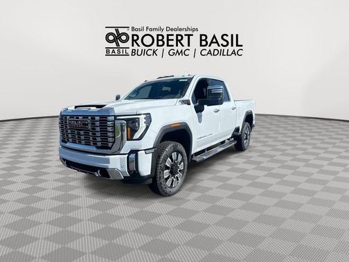 Glacier White Tricoat 2026 GMC Sierra 2500 Denali