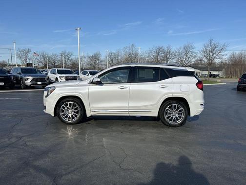 White Frost Tricoat 2023 GMC Terrain Denali
