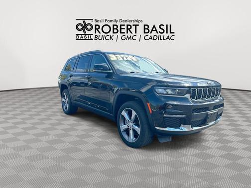Diamond Black Crystal Pearlcoat 2021 Jeep Grand Cherokee L Limited