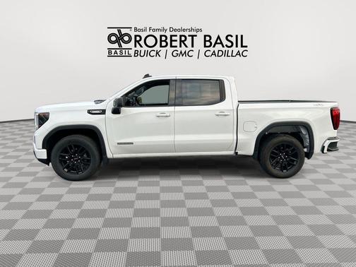 Summit White 2025 GMC Sierra 1500 Elevation