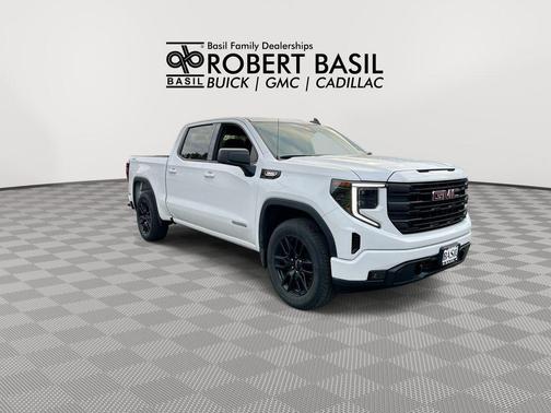 Summit White 2025 GMC Sierra 1500 Elevation