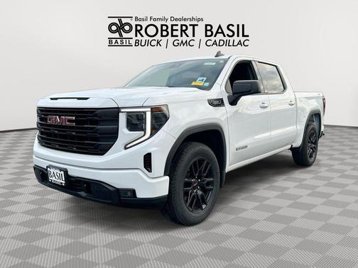 Summit White 2025 GMC Sierra 1500 Elevation
