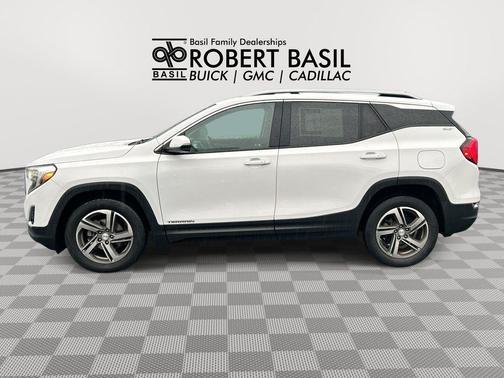 Summit White 2019 GMC Terrain SLT