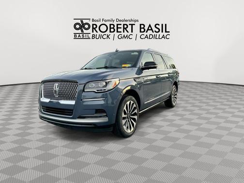 Ocean Drive Blue Metallic Tinted Clearcoat 2022 Lincoln Navigator Reserve