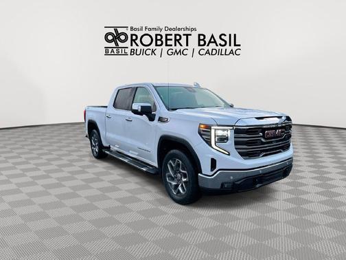 Summit White 2024 GMC Sierra 1500 SLT