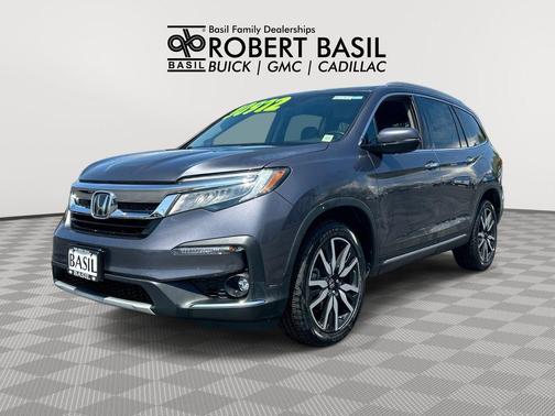 Modern Steel Metallic 2021 Honda Pilot Touring 8-Passenger
